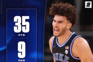 明年?duì)钤悄悖考\：布澤爾兒子18中13砍35+9 率藍(lán)魔取開(kāi)季8連勝