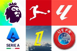 本賽季歐戰(zhàn)各聯(lián)賽勝場排名：英超27勝最多，德甲19勝次席