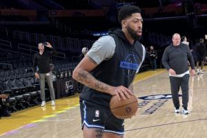 再見不能紅著眼！基德：濃眉今日復(fù)出將會(huì)有24-27分鐘的時(shí)間限制