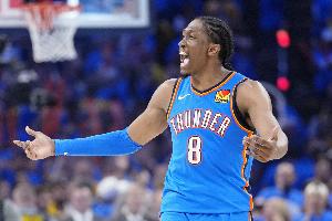 雷霆VS太陽首發(fā)：杰倫威賽季首秀 搭檔SGA、切特、多特、卡森