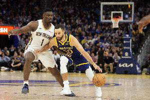 今夕是何年？鵜鶘首節(jié)18-17領(lǐng)先勇士 雙方得分均未上20分合計(jì)35分