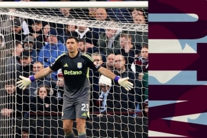 3次撲救狼隊在禁區(qū)內(nèi)的射門，維拉官方：大馬丁當選隊內(nèi)最佳球員