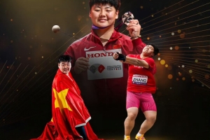 世錦賽銅牌！官方：19歲鏈球小將張家樂獲得年度女運動員新星獎