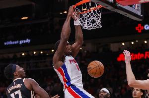 場均19.5分11.8板！明天活塞迎戰(zhàn)老鷹 杜倫大概率出戰(zhàn)比賽