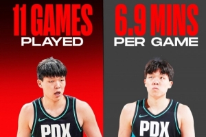 出戰(zhàn)11次&場(chǎng)均6.9分鐘！拓媒：別雪藏楊瀚森了 讓他上場(chǎng)&放他成長(zhǎng)