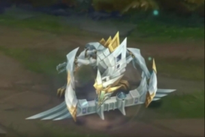 26賽季新皮膚曝光：德瑪西亞主題巖雀泰坦大蟲子，彩色玻璃莫甘娜