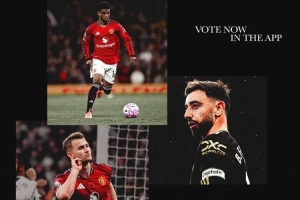 曼聯(lián)11月隊內(nèi)最佳候選：阿瑪?shù)隆費、德里赫特