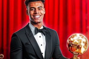 奪2025金童獎！20歲杜埃：能與梅西姆巴佩等人名字并列，我很榮幸