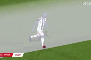 可惜！尤文終場前奧蓬達的進球被吹，VAR介入顯示腳尖越位