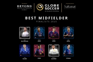 環(huán)足獎年度最佳中場最終候選：貝林厄姆、佩德里、帕爾默在列