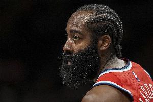 一個罰球都沒有！哈登打了全場最多的37分鐘 砍27分9助3斷