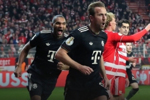 不容易！客場險勝柏林聯(lián)，拜仁3年來首次晉級德國杯八強