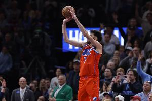 三節(jié)打卡！本賽季切特出戰(zhàn)的比賽中 雷霆20勝0負(fù)依然不敗