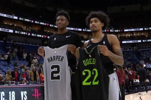 【菜鳥】奎因33分10板10助4帽驚為天人 高級(jí)貨哈珀22分6助+準(zhǔn)絕殺