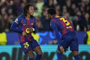 孔德：知道必須通過(guò)直塞球擾亂對(duì)手防守 我們本可以進(jìn)更多球