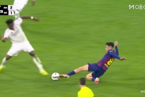 生涯首紅！佩德里鏟倒瓊阿梅尼吃到第2張黃牌被罰下